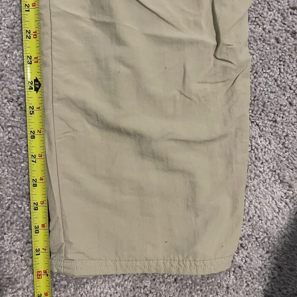 Patagonia Pants Mens Large Beige Sandy Cay Lightweight Nylon Hiking Cargo 82091 - Picture 15 of 16